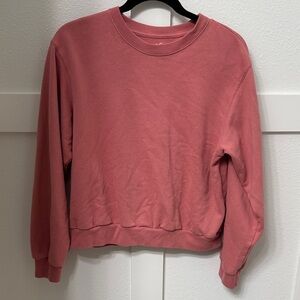 Hollister Warm Coral Fleece Pullover